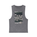 Sparkling Water Photo Tank Top — Inspirational Quote Stonewash Muscle Tee