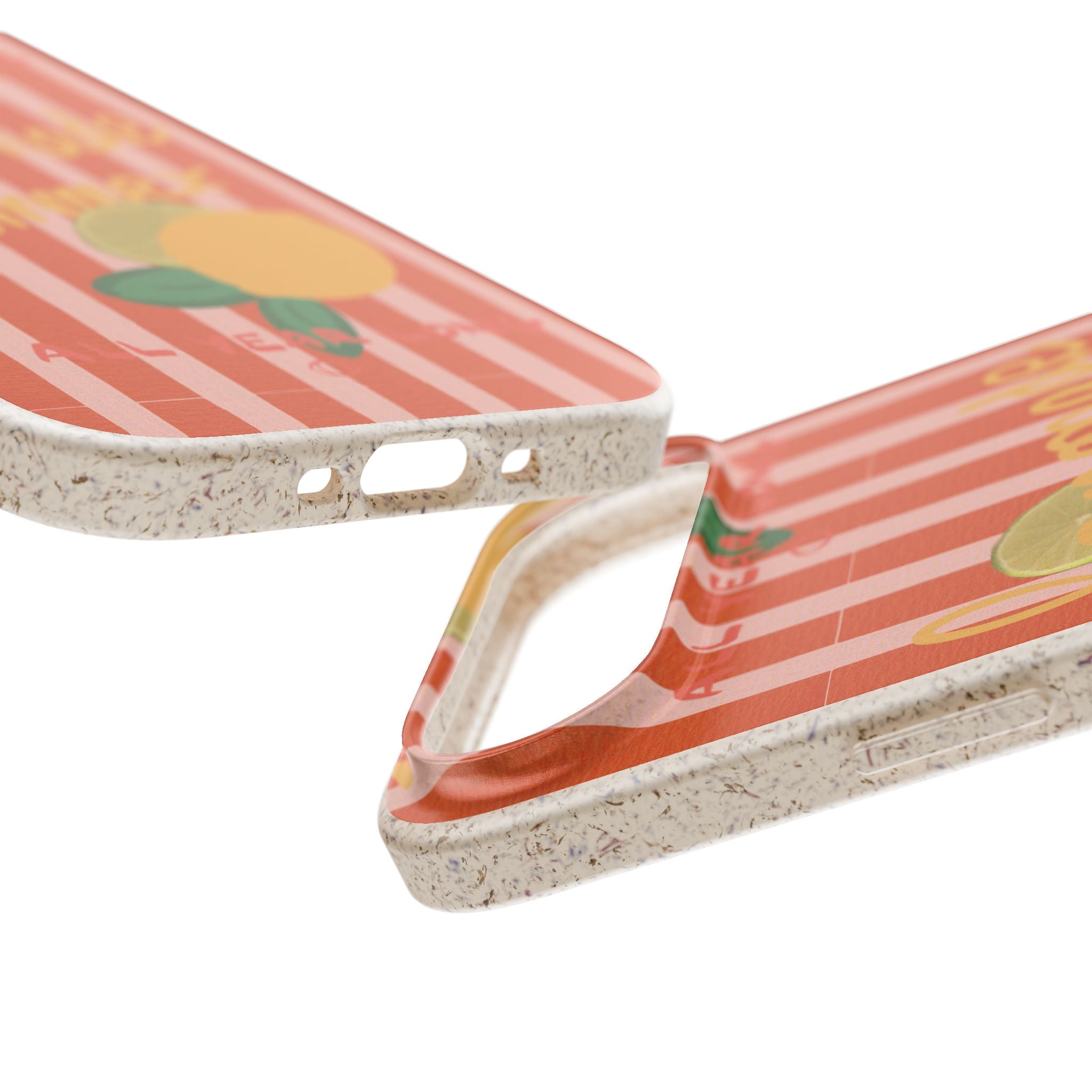 Lemonade Summer Biodegradable Phone Case — Eco-Friendly Citrus iPhone Cover