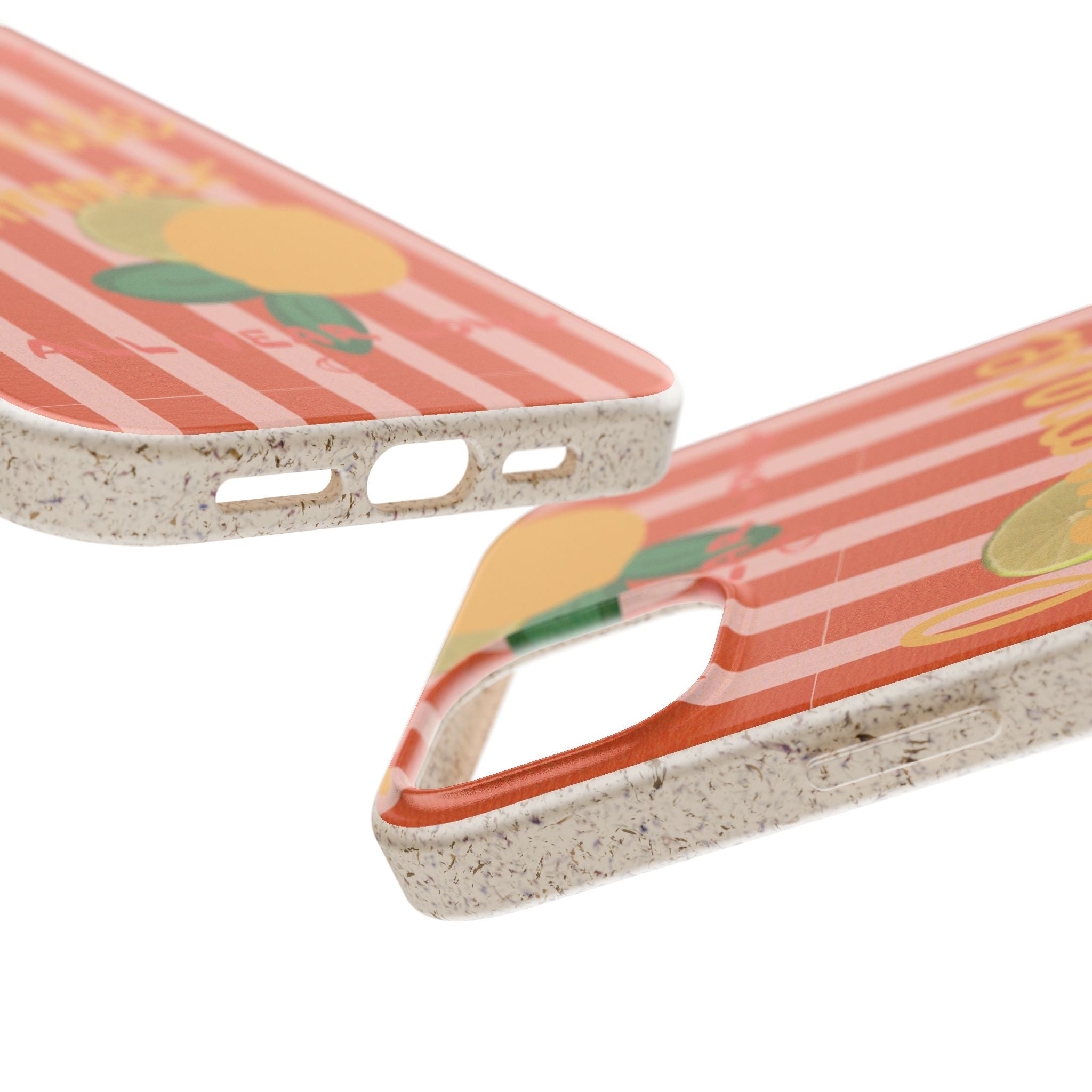 Lemonade Summer Biodegradable Phone Case — Eco-Friendly Citrus iPhone Cover