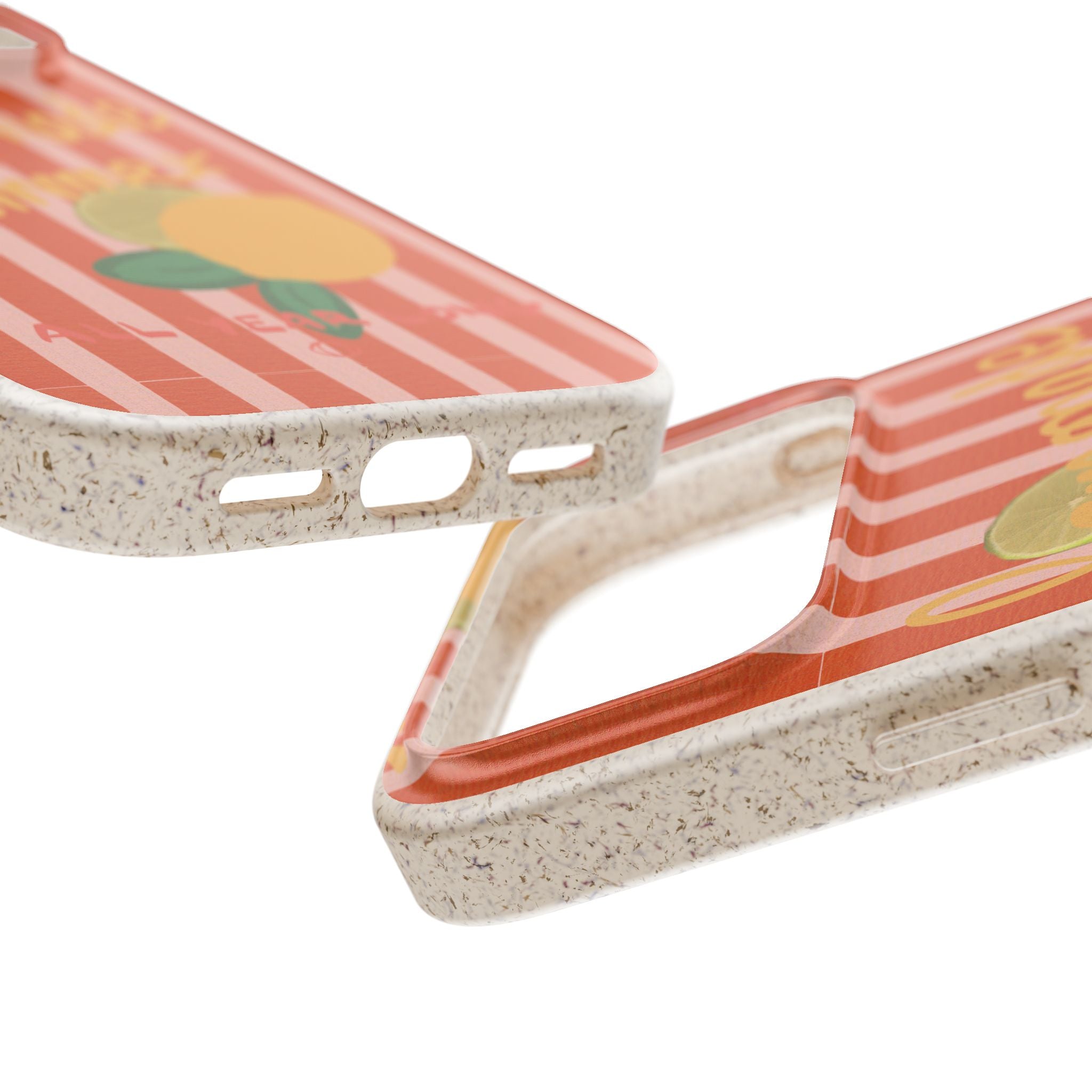 Lemonade Summer Biodegradable Phone Case — Eco-Friendly Citrus iPhone Cover