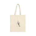Tote Bag — Minimalist Mermaid "PAUSA Slow Living" Canvas Tote
