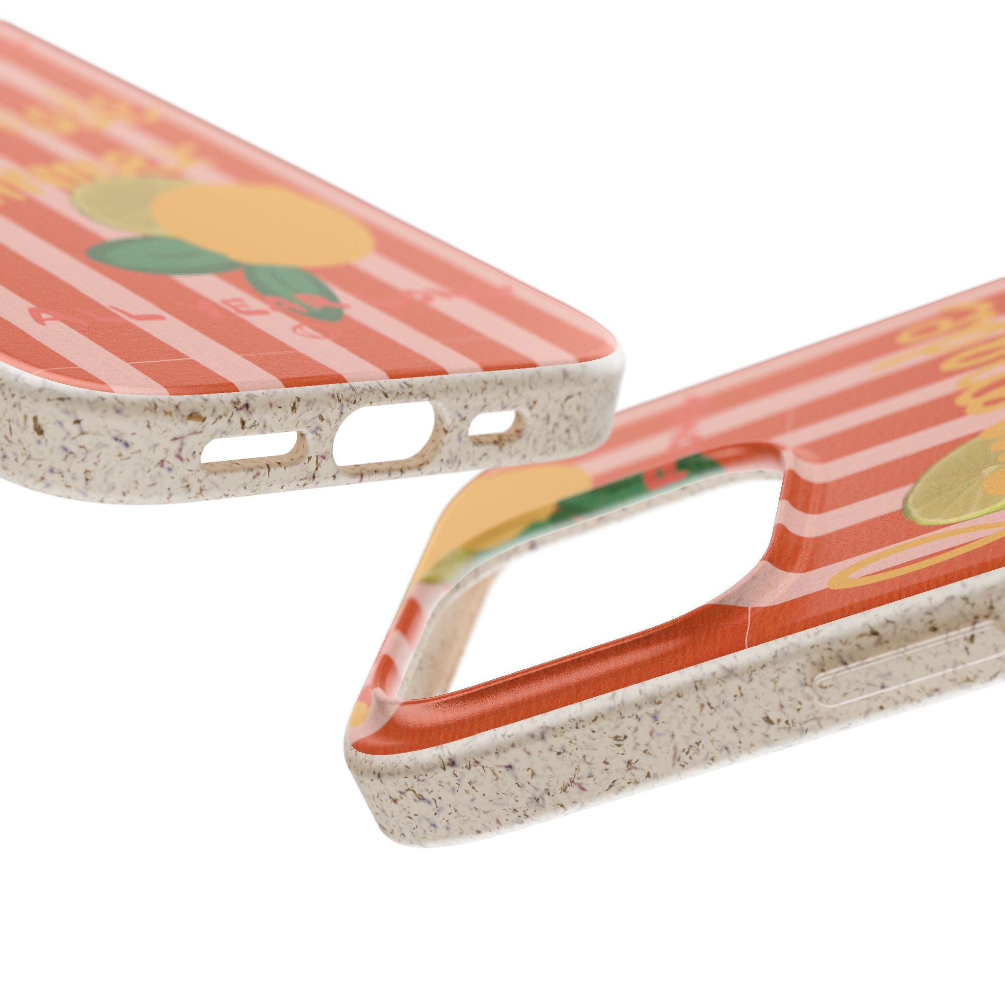 Lemonade Summer Biodegradable Phone Case — Eco-Friendly Citrus iPhone Cover
