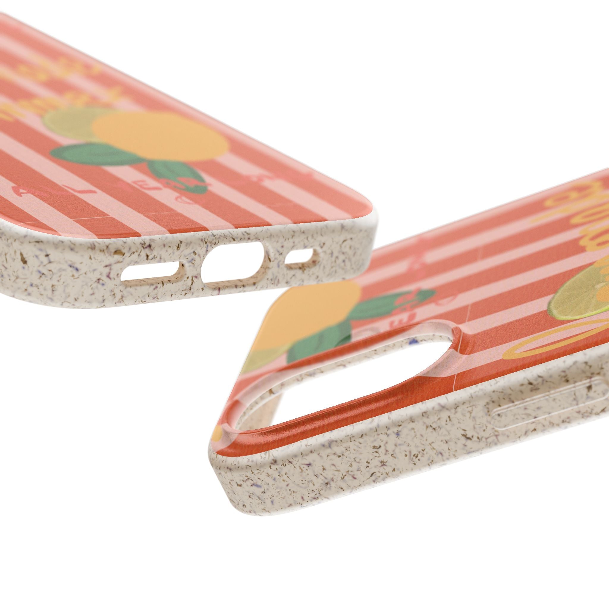 Lemonade Summer Biodegradable Phone Case — Eco-Friendly Citrus iPhone Cover