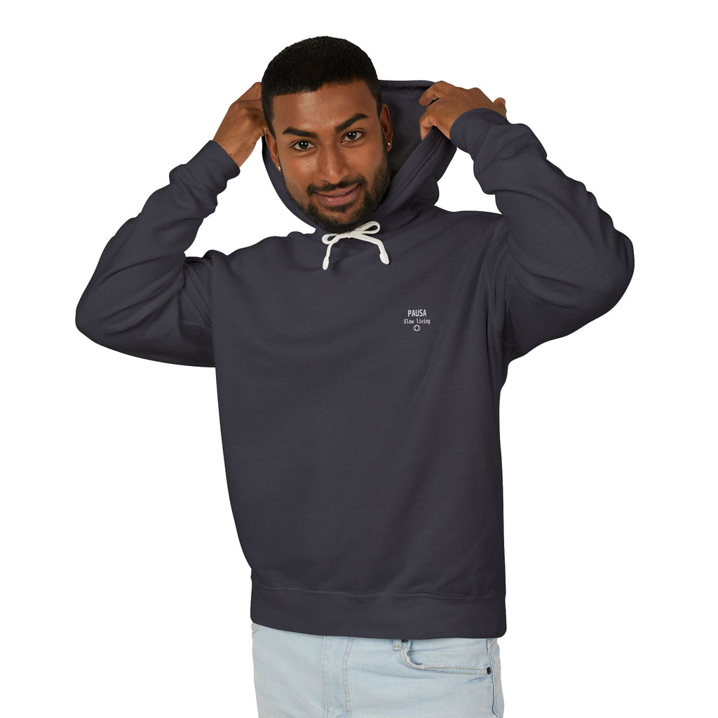 Minimal 'Good Vibes' Hoodie — Lightweight Casual Pullover