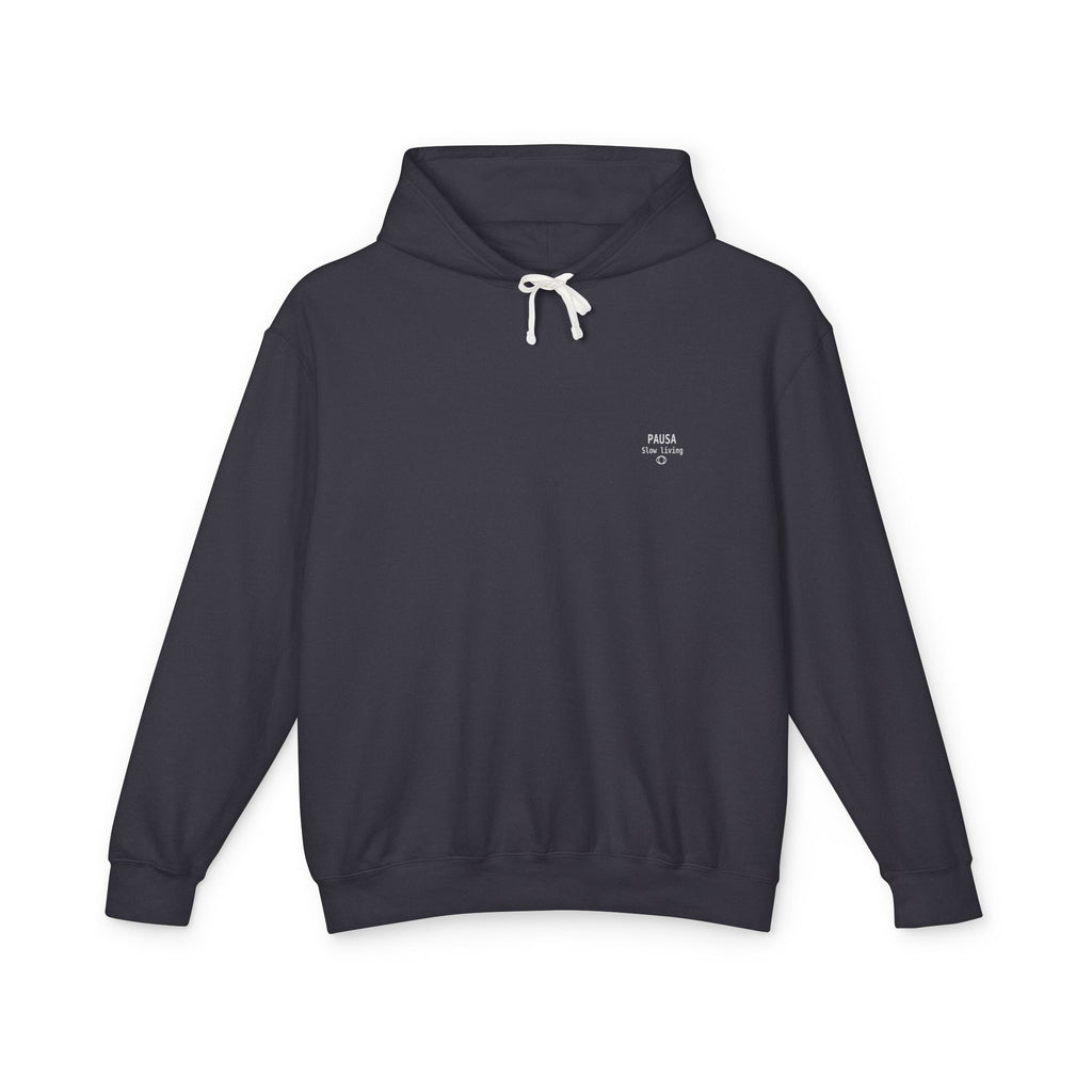 Minimal 'Good Vibes' Hoodie — Lightweight Casual Pullover