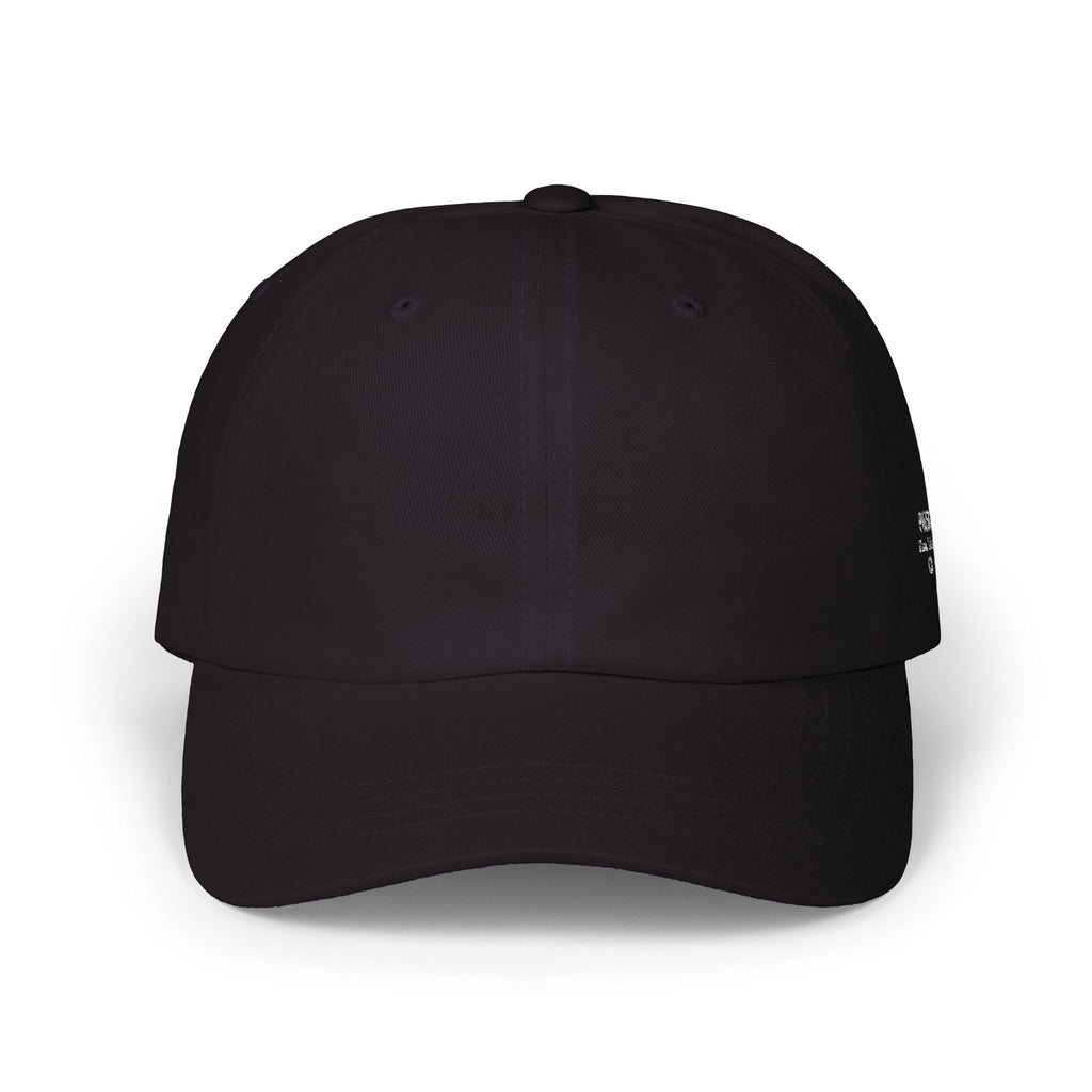 Classic Black Cap — Adjustable Black Baseball Hat